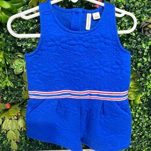 Janie and Jack size 2T blue summer romper